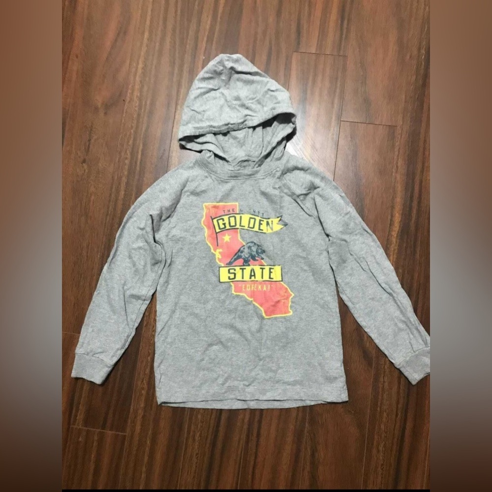 Boys’ Gap Kids grey Golden State hoodie - size 10